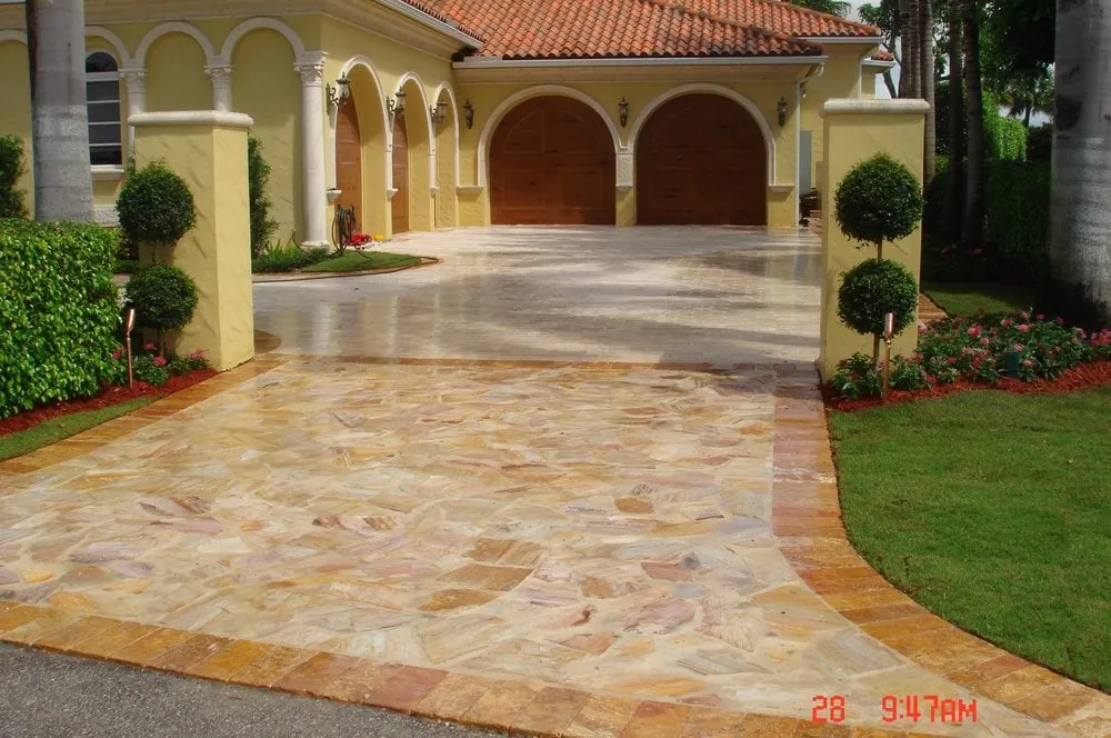 Affordable landscaping services for homes in Deerfield Beach, FL by Cabo Brick and Stone
