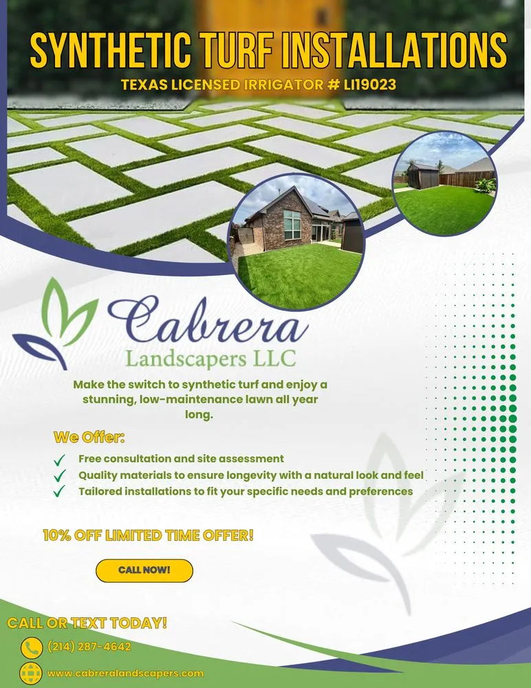 Local garden landscaping in Lewisville, TX - Cabrera Landscapers