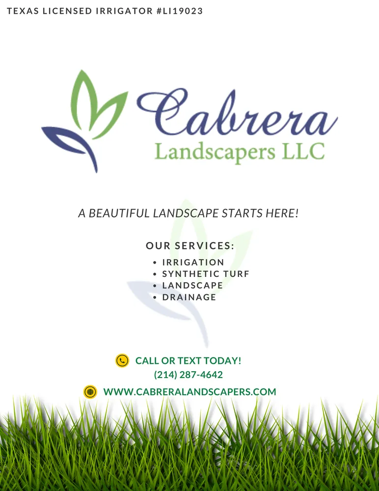 Expert landscape design near you in Lewisville, TX by Cabrera Landscapers