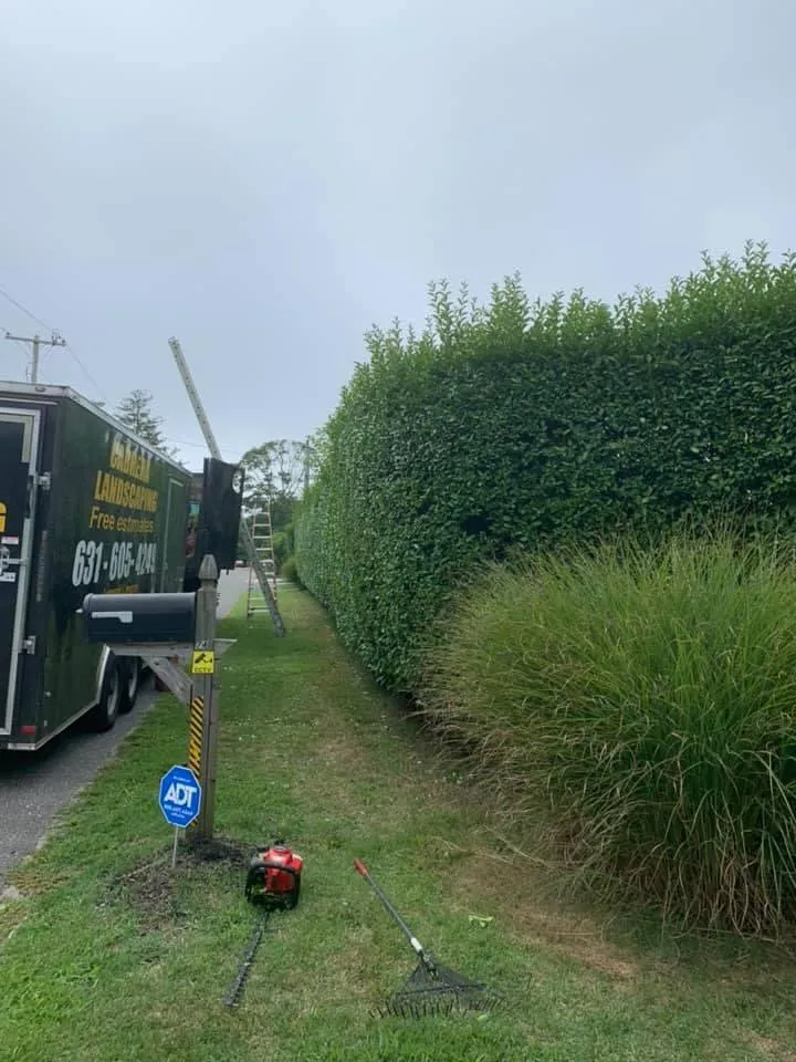 Professional landscape installation with custom design across Mastic, NY - Cabrera landscaping