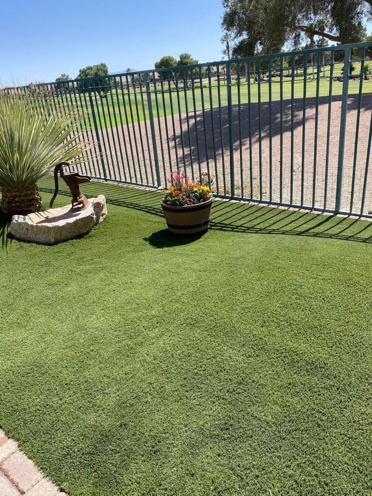 Professional lawn care service for outdoor upgrades in Las Vegas, NV by Cacti Landscapes