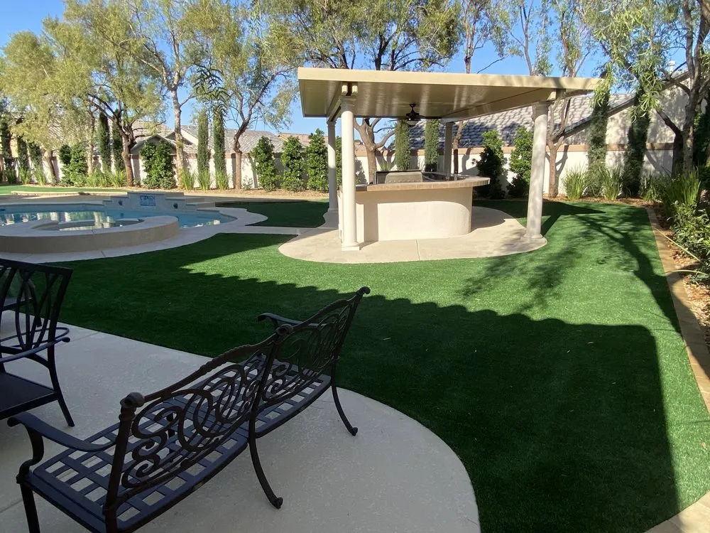 Top-rated lawn mowing service for outdoor upgrades in Las Vegas, NV by Cacti Landscapes