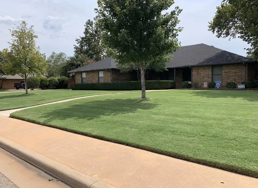 Professional garden landscaping for year-round maintenance in Altus, OK by CADDO Lawn Care