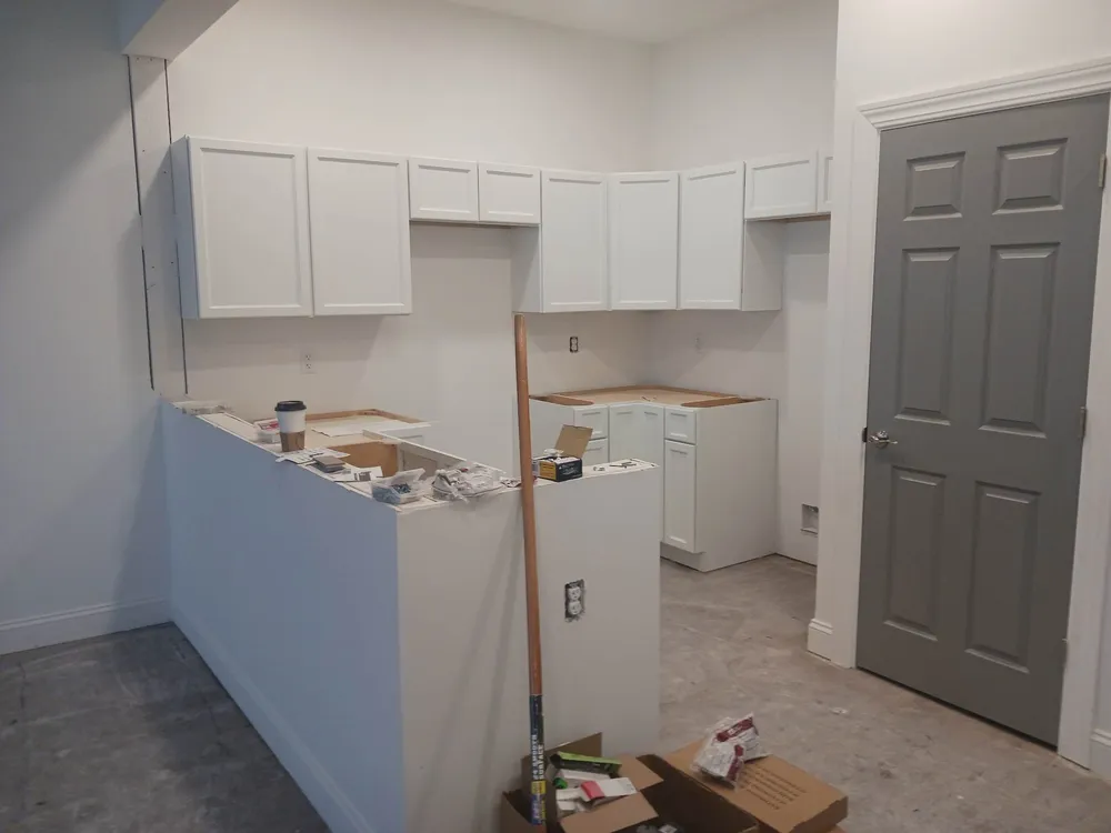 Custom residential landscaping for residential properties in Johnstown, NY by Cade's Construction