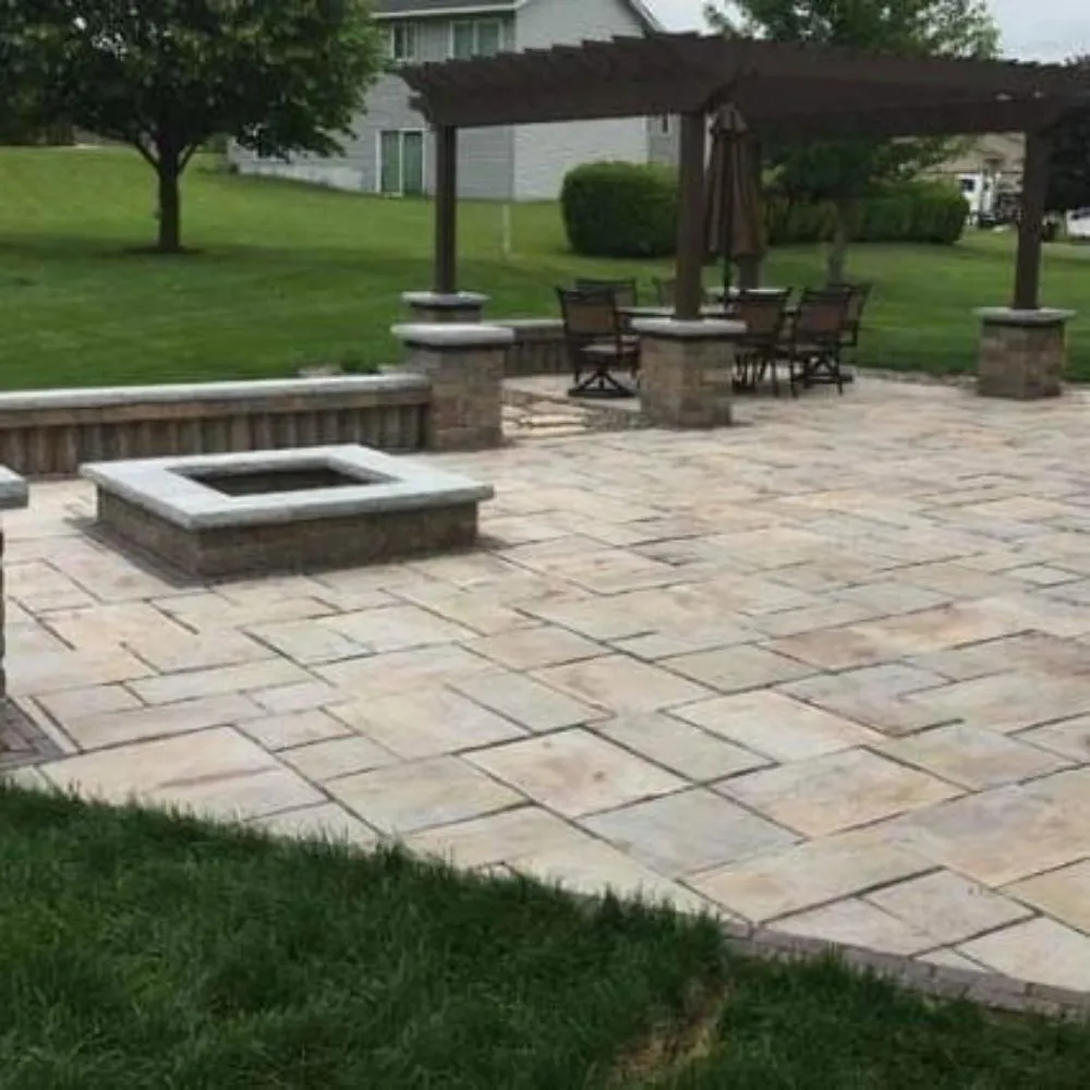 Custom residential landscaping for residential properties in Johnstown, NY by Cade's Construction