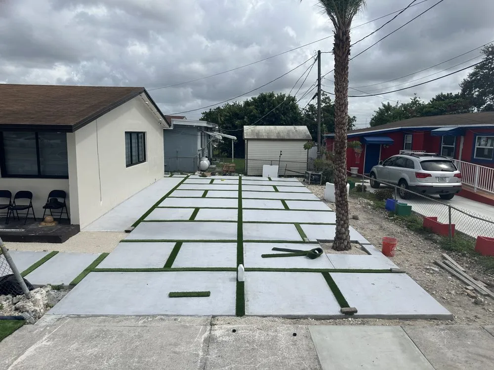 Trusted outdoor landscaping in Naranja, FL - Caesar Concrete King