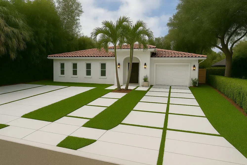 Reliable outdoor landscaping in Naranja, FL by Caesar Concrete King