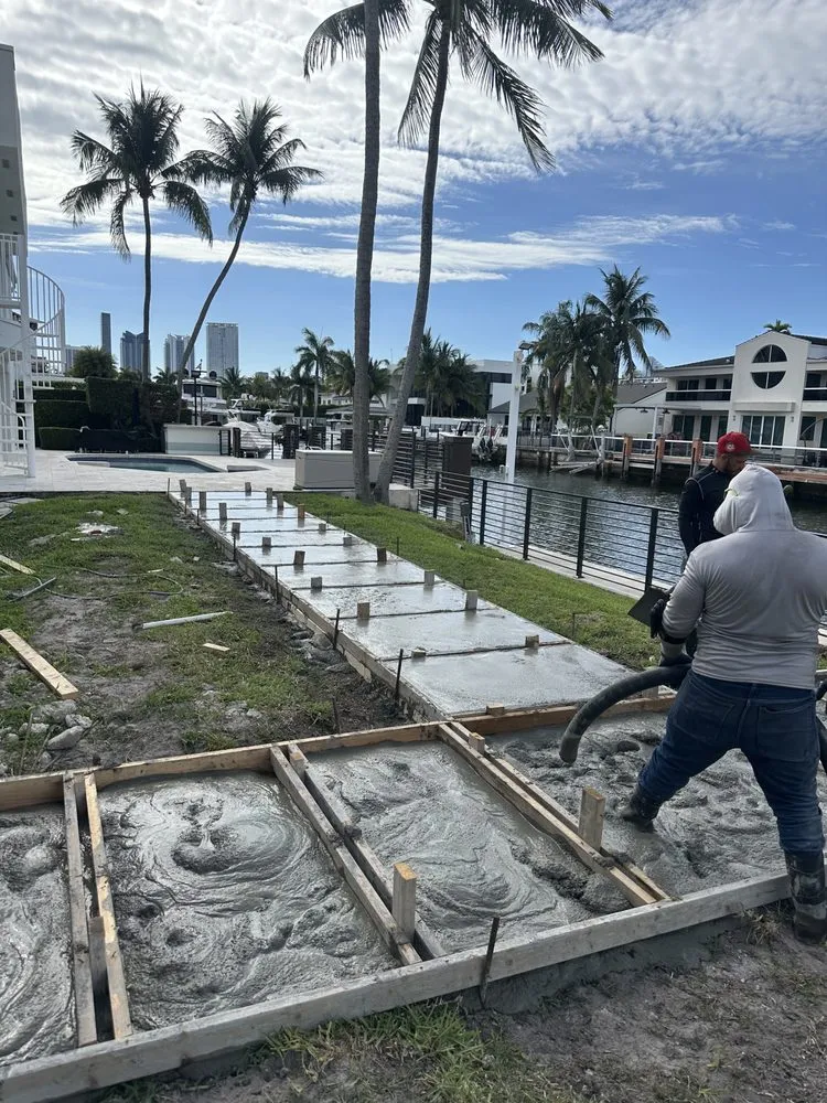 Custom residential landscaping for residential properties across Naranja, FL - Caesar Concrete King