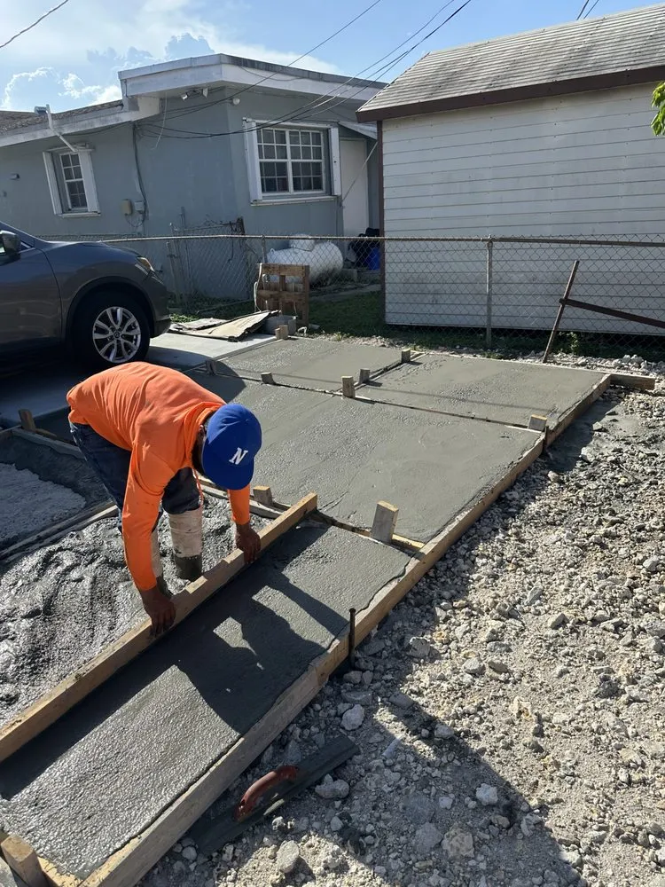 Custom landscape installation for residential properties in Naranja, FL by Caesar Concrete King