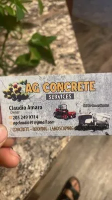 CAG Concrete & Lanscaping Services Logo