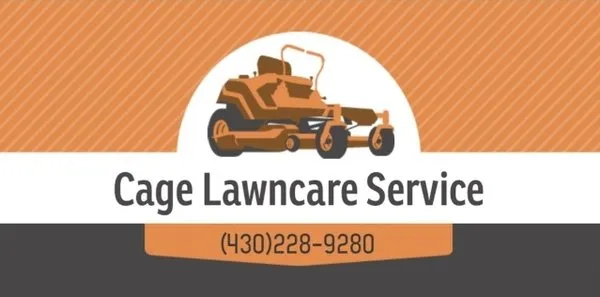 Cage Lawncare Service Logo