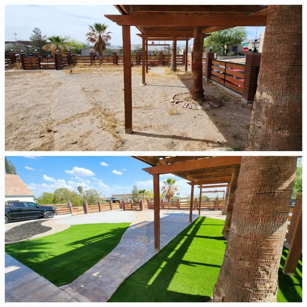 Local landscape installation in El Paso, TX - Cage Pros & Landscaping