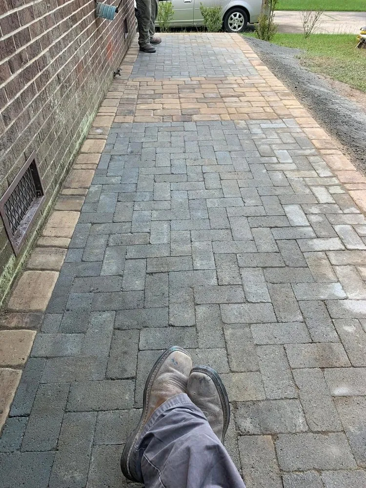 Custom garden landscaping with custom design across Macon, GA - Cai Paver & Lawncare Service