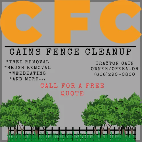 Reliable lawn care service in Williamsburg, KY by Cains Fence Cleanup