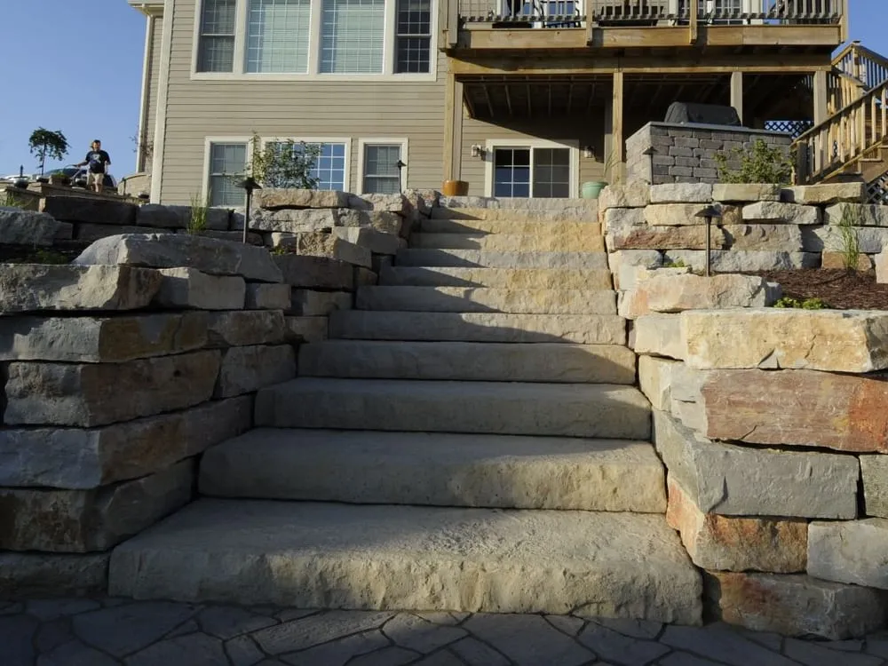 Trusted landscaping services with custom design across Woodstock, IL - Cal and Shan's Landscape and Design