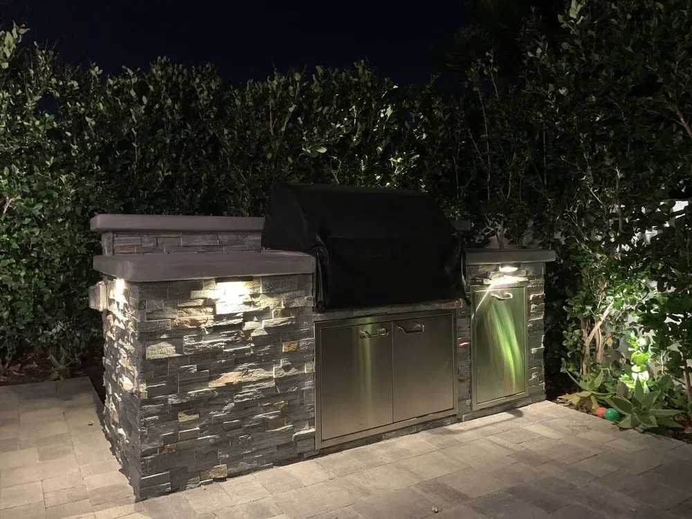 Custom outdoor landscaping in Manhattan Beach, CA by Cal Terra Design