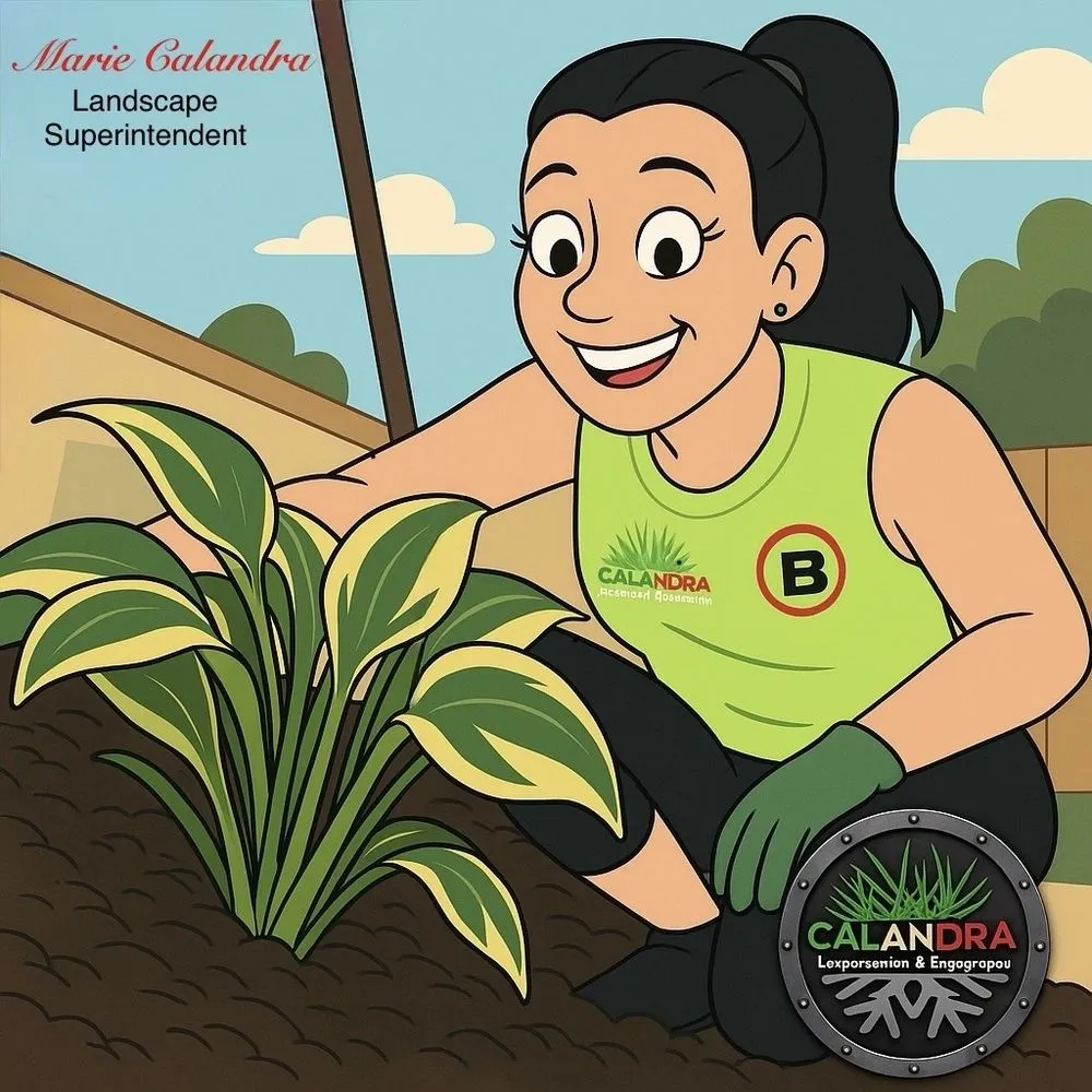 Professional garden landscaping in Depew, NY by Calandra Landscaping and Snowplow