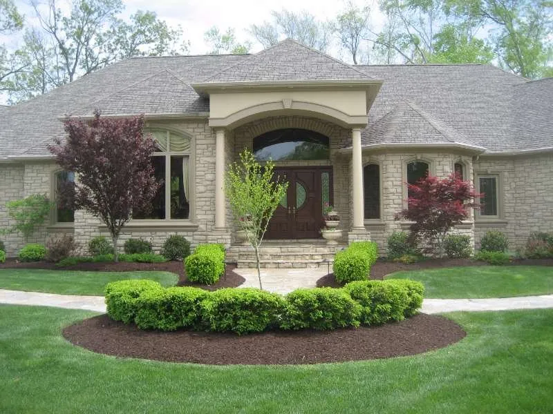 Professional landscape installation in North Royalton, OH by Calanni Landscaping