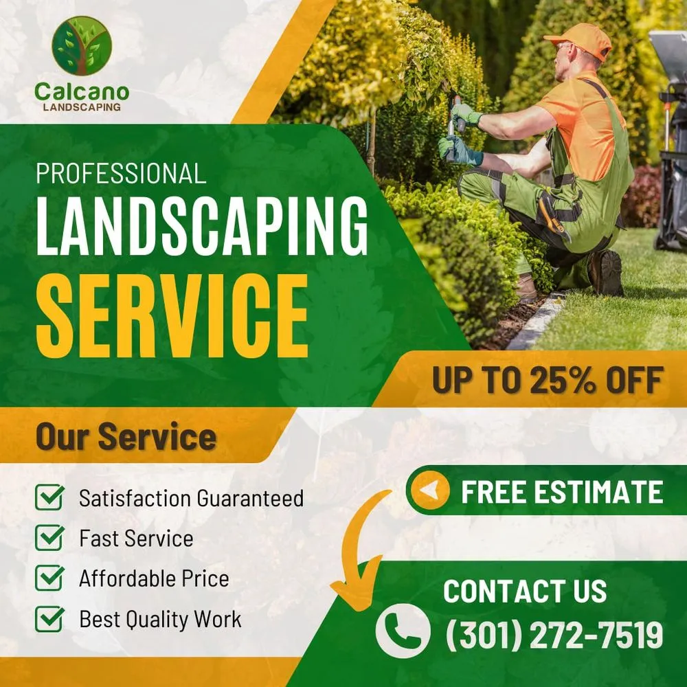 Custom lawn mowing service in Silver Spring, MD by Calcano Landscaping