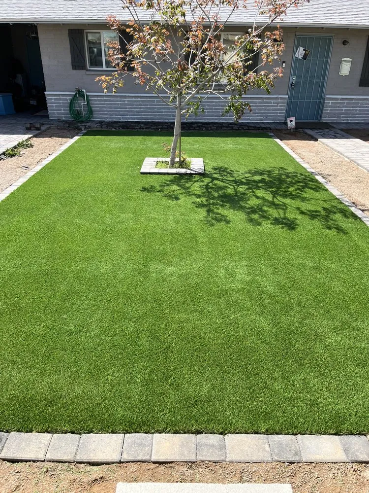 Local landscaping services for residential properties in Queen Creek, AZ by Caldera Renovations