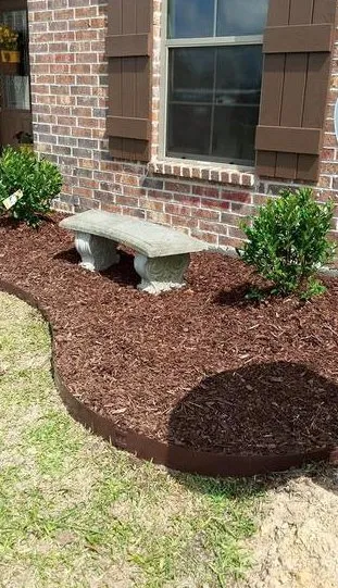 Custom outdoor landscaping near you in Duson, LA by Caldwell Lawn Works