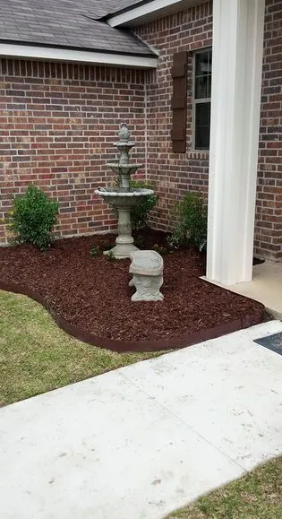 Custom garden landscaping experts serving Duson, LA - Caldwell Lawn Works