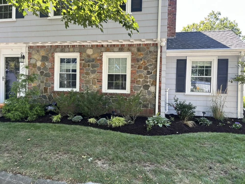 Custom garden landscaping in Providence, RI by Caleb Carrillo’s Construction