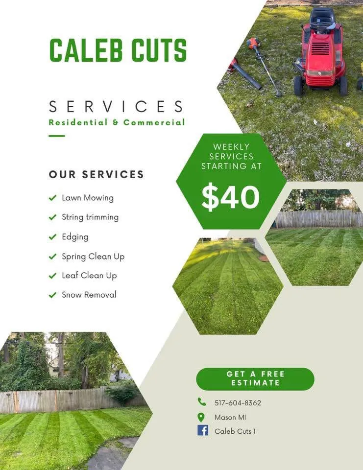 Professional yard maintenance in Mason, MI - Caleb Cuts