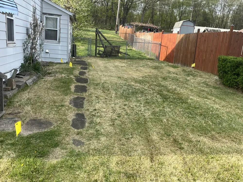 Custom landscape installation in Nanticoke, PA by Caleb Landscaping