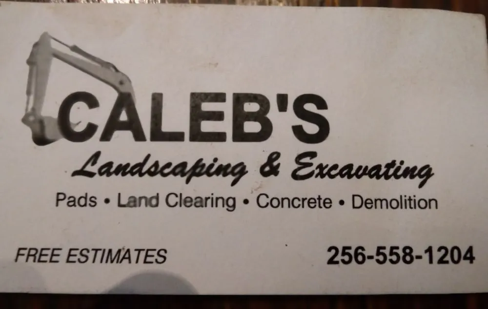 Trusted landscape design in Union Grove, AL by Caleb's Landscaping and Excavating