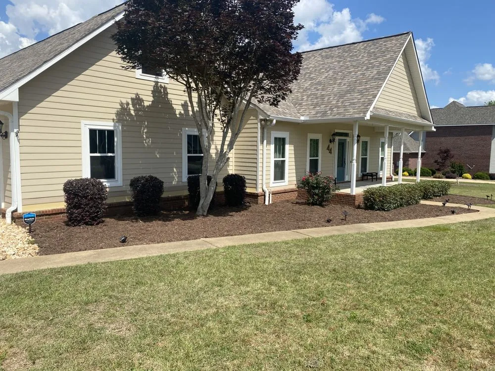 Custom yard maintenance with custom design in Metcalf, GA by Caleb’s Lawn Care
