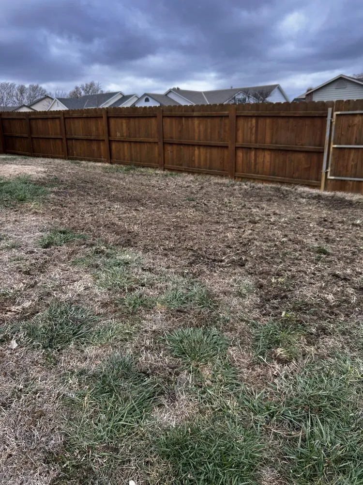 Professional garden landscaping in Wichita, KS by Calef Hauling Services