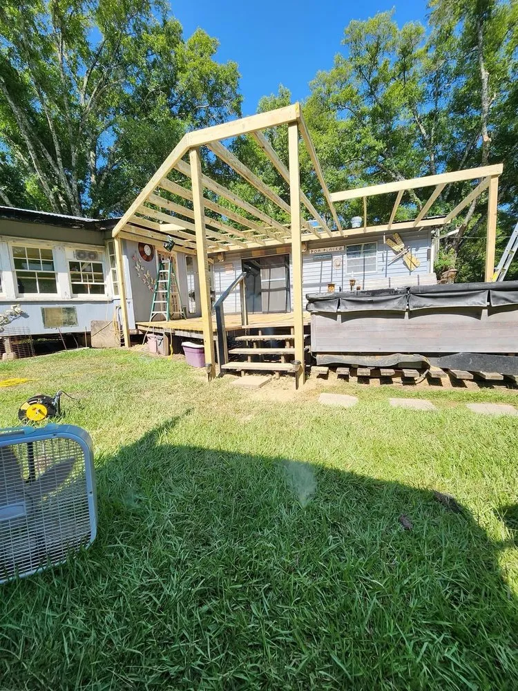 Reliable lawn care service experts serving Kentwood, LA - Calhoun Fencing & Carpentry work