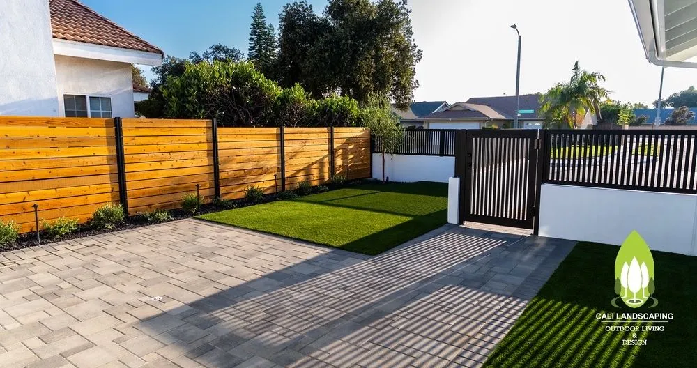 Custom landscape installation in La Habra Heights, CA - Cali Landscape