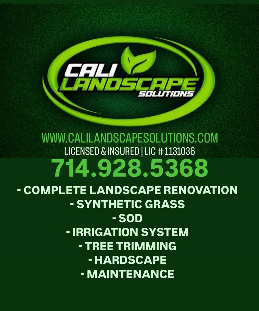 Professional residential landscaping experts serving Santa Ana, CA - Cali Landscape Solutions