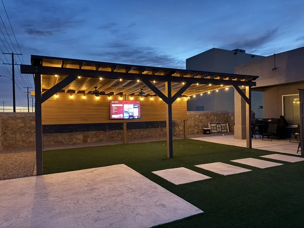 Custom lawn care service for residential properties across El Paso, TX - California Concrete and Landscape