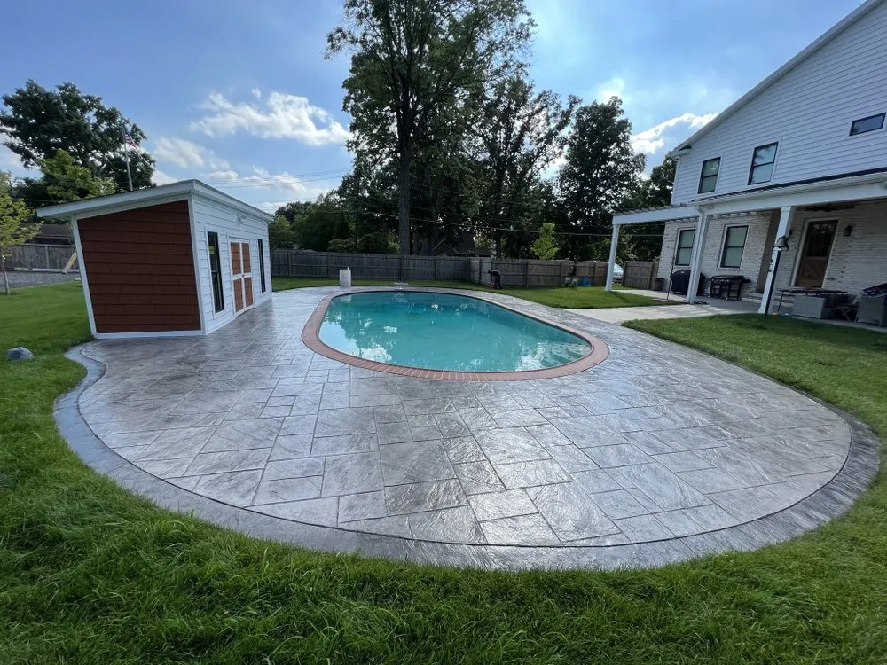 Local landscape installation in Sterling, VA by California Concrete