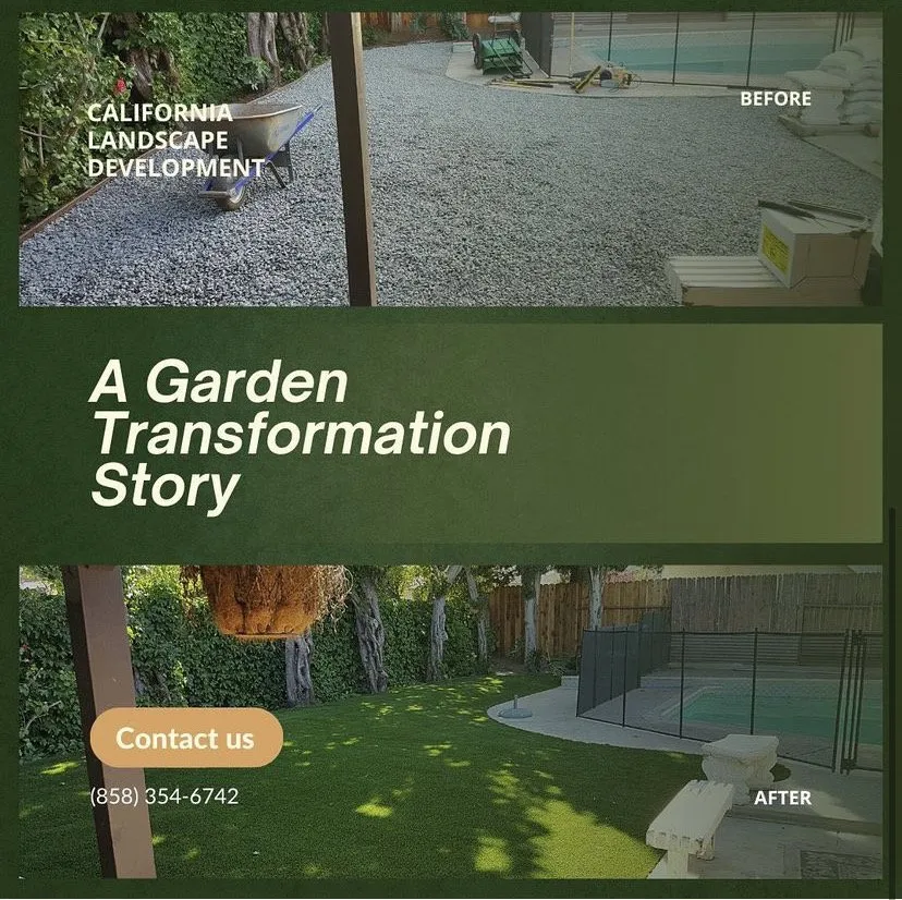 Local landscape installation in San Diego, CA by California Landscape Development