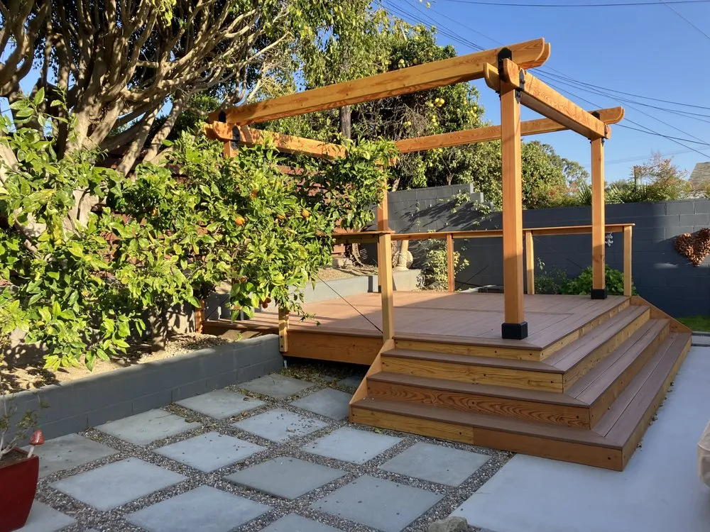 Custom yard cleanup service in Camarillo, CA by California Outdoor Mini Cellars and Backyard Living