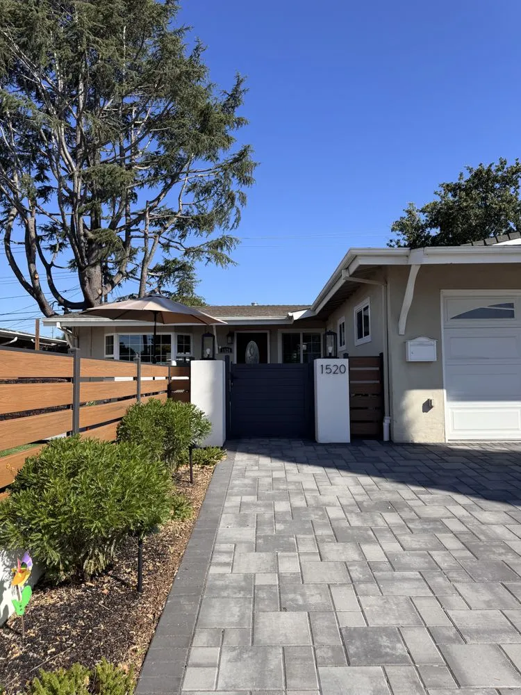 Professional lawn mowing service with custom design in San Jose, CA by California PaverScape Construction