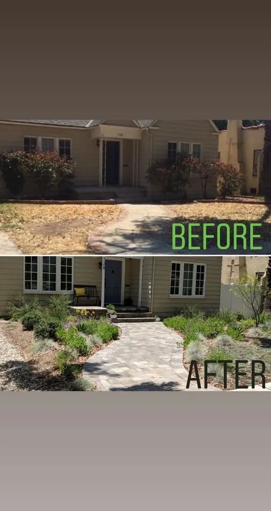 Expert landscaping services with custom design in Burbank, CA by California Pavingstone