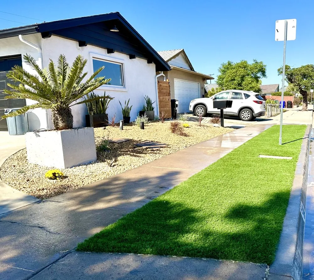Affordable landscape installation in Oceanside, CA - Caliturf
