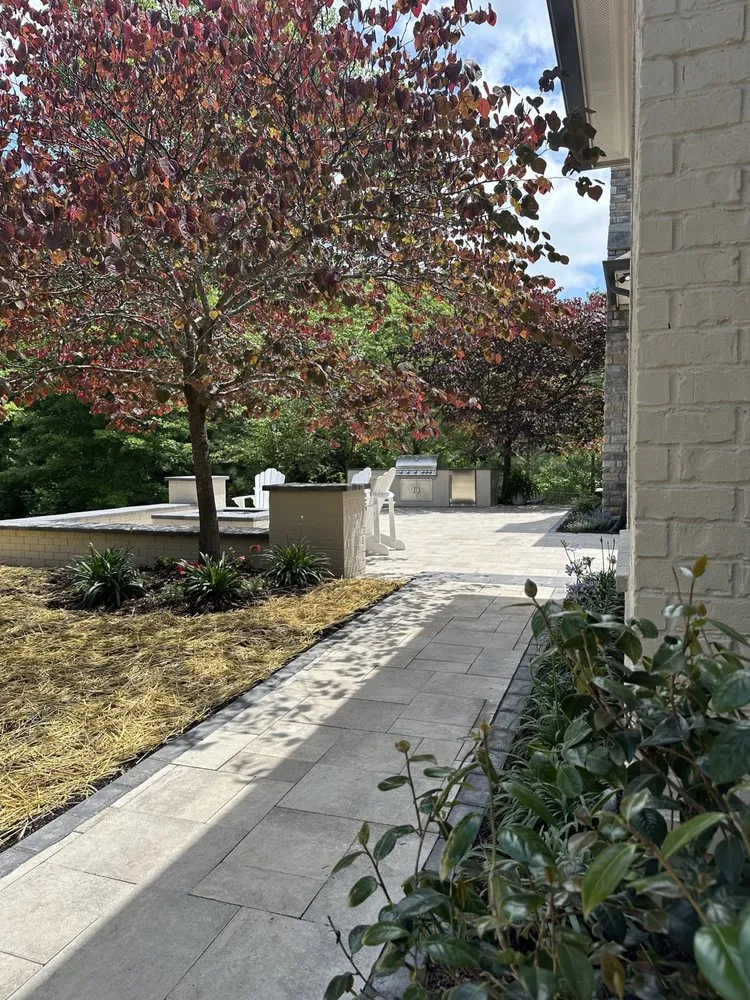 Professional outdoor landscaping in Franklin, TN by Call Construction