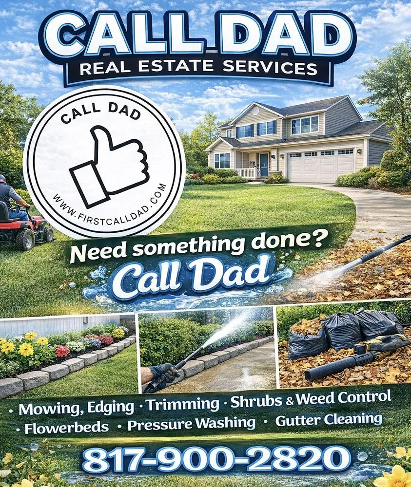 Affordable landscape installation experts serving Fort Worth, TX - Call Dad