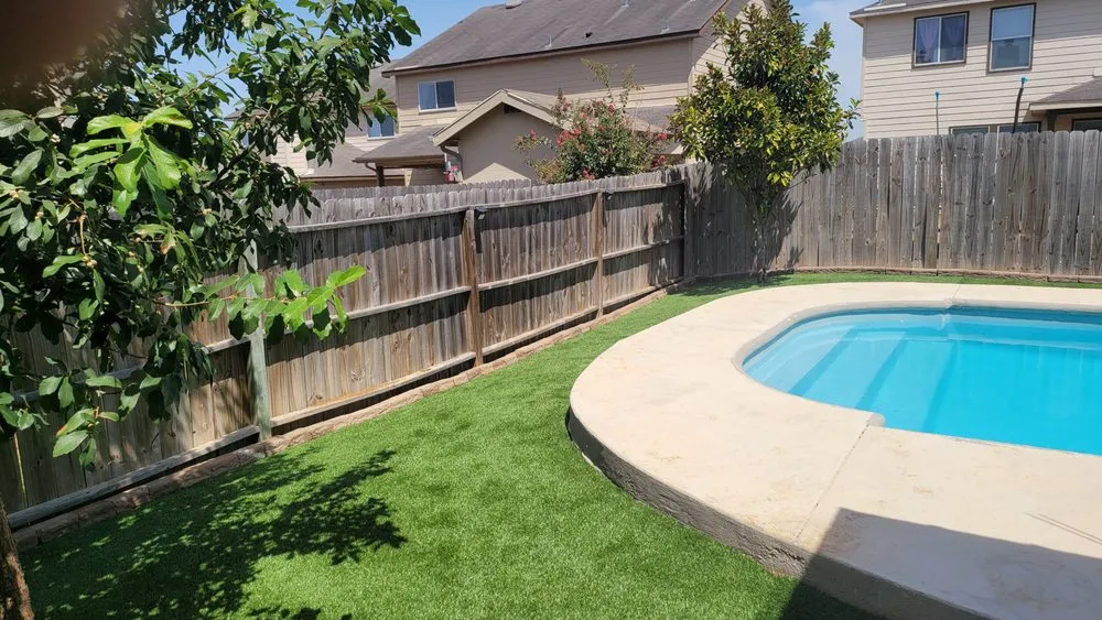 Reliable yard cleanup service with custom design in San Antonio, TX by Call My Sons Turf & Landscaping
