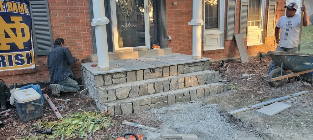 Affordable lawn mowing service for residential properties in Manassas, VA by Calles Landscaping