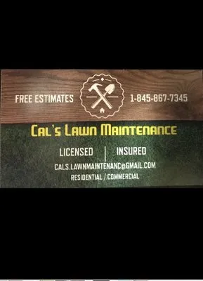 Cal's Lawn Maintenance Logo