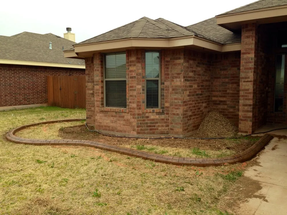 Reliable outdoor landscaping for beautiful yards in Abilene, TX by Calton Custom Curbing