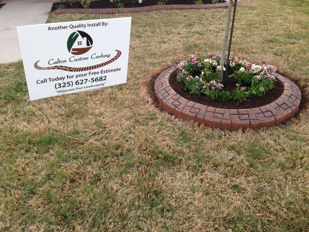 Professional lawn mowing service experts serving Abilene, TX - Calton Custom Curbing