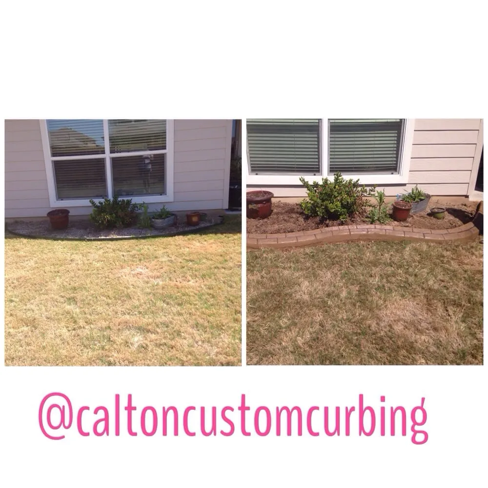 Local landscaping services for beautiful yards in Abilene, TX by Calton Custom Curbing